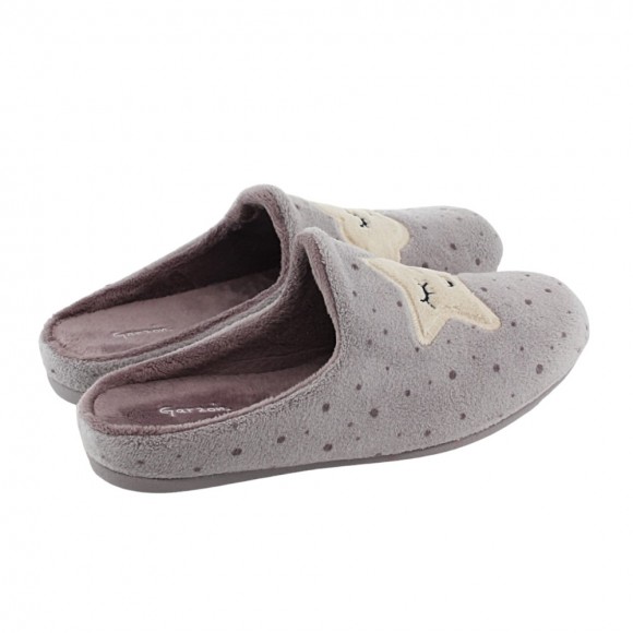 Pantuflas de casa Garzón Estrella-Nube Gris