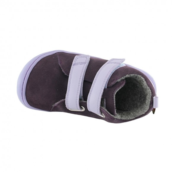 Botines barefoot Poppis Yoyo Beli Forro térmico