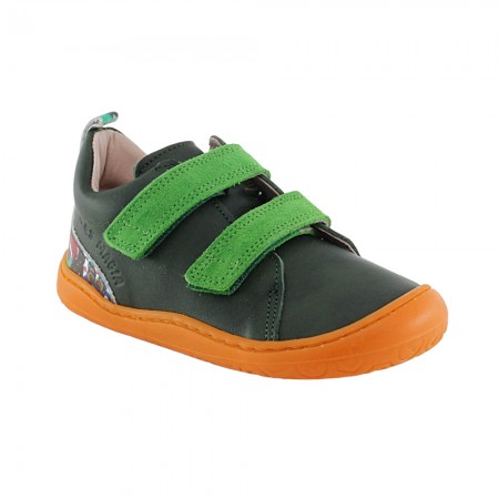 Botines barefoot Poppis Yoyo Grafiti Verde