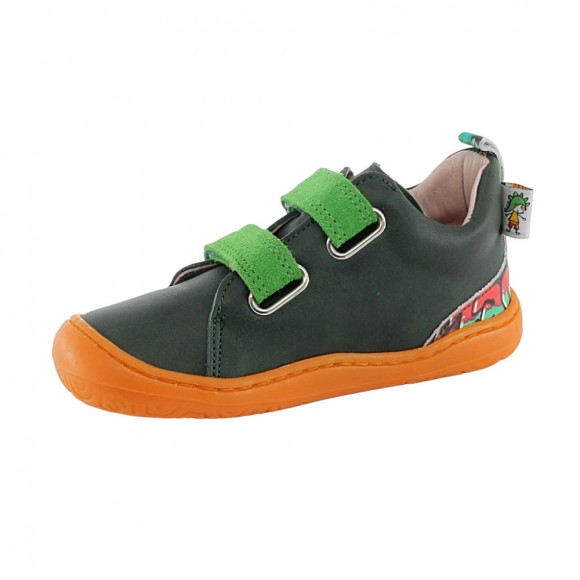 Botines barefoot Poppis Yoyo Grafiti Verde