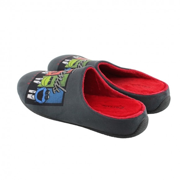 Zapatillas de casa Garzón Friends Gris