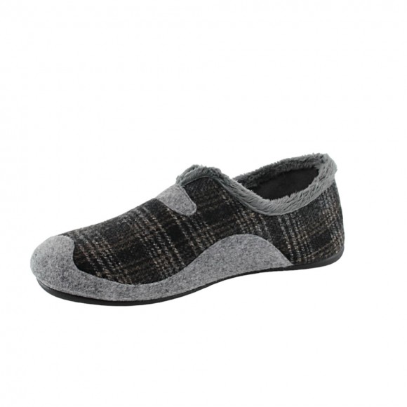 Zapatillas de casa Garzón 8950.298 Negro-Gris