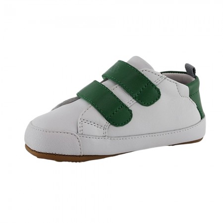 Calzado respetuoso Old Soles Badge Blanco-Verde