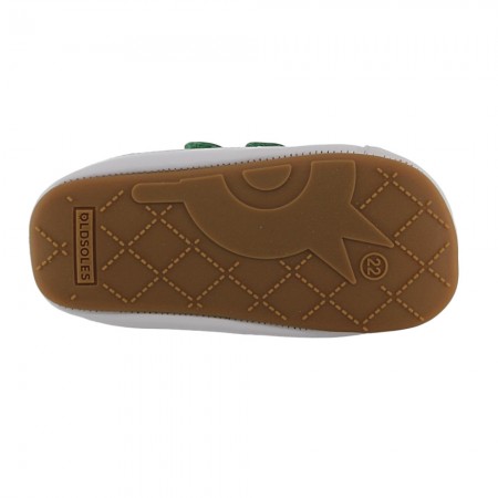 Calzado respetuoso Old Soles Badge Blanco-Verde