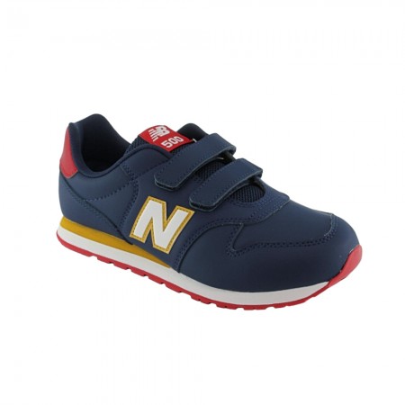 Zapatillas New Balance 500 Azul-Amarillo c