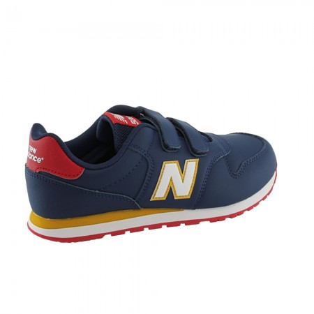 Zapatillas New Balance 500 Azul-Amarillo c