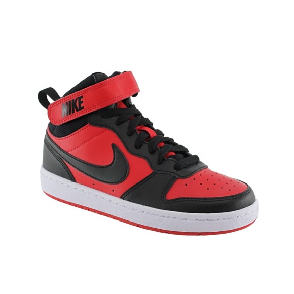 Zapatillas Nike Court Borough Mid Rojo-Negro