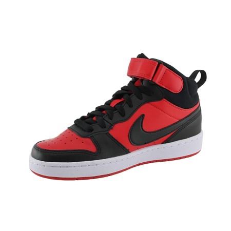 Zapatillas Nike Court Borough Mid Rojo-Negro