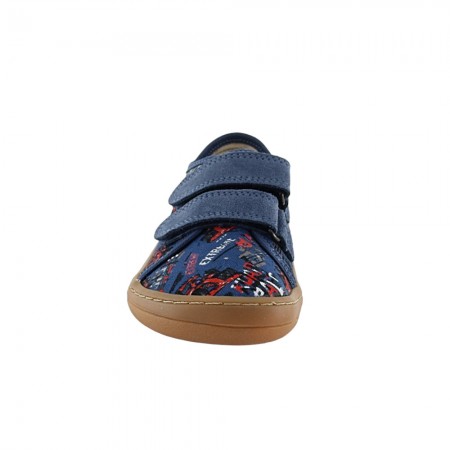 Zapatillas Barefoot Froddo Coches Azul