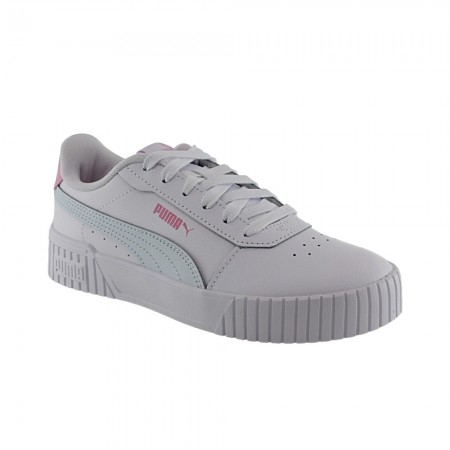 Zapatillas Puma Carina 2.0 Jr Blanco-Lila