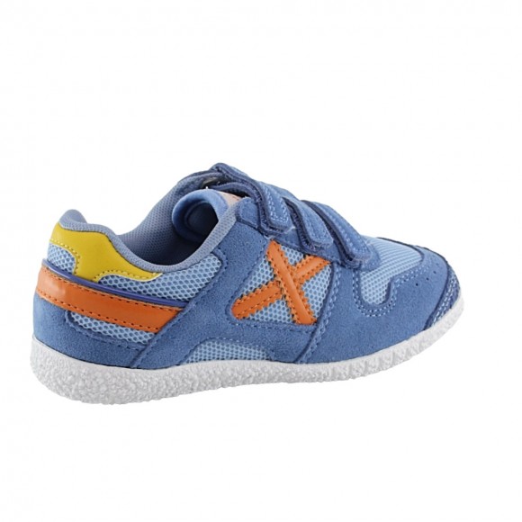 Zapatillas Munich Mini Goal Jeans-Naranja