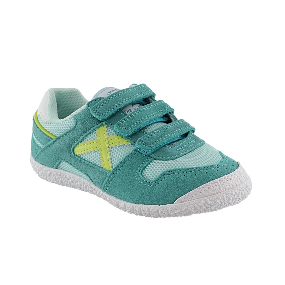 Zapatillas Munich Mini Goal Turquesa