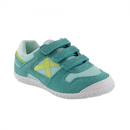 Zapatillas Munich Mini Goal Turquesa