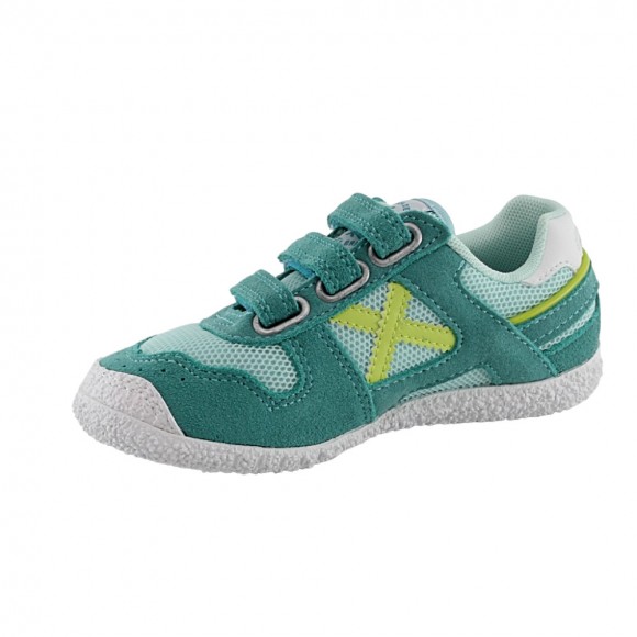 Zapatillas Munich Mini Goal Turquesa