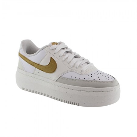 Zapatillas Nike Court Vision Alta Blanco-Oro