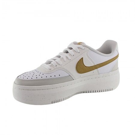 Zapatillas Nike Court Vision Alta Blanco-Oro