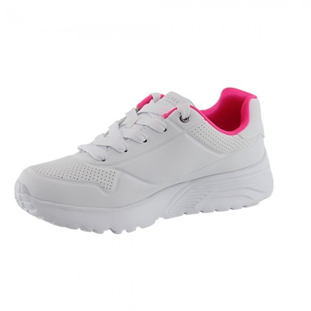 Zapatillas Skechers Uno Lite Drip Blanco-Rosa