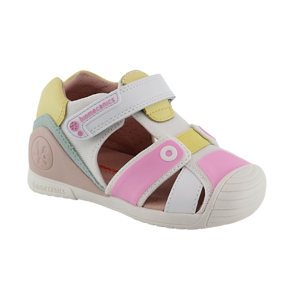 Sandalias Biomecanics 242154-B Blanco-Vainilla