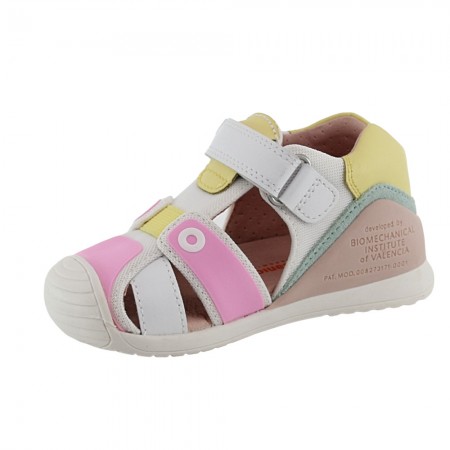 Sandalias Biomecanics 242154-B Blanco-Vainilla
