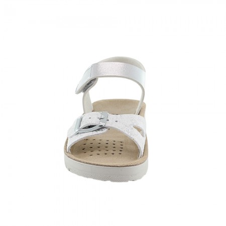 Sandalias Geox Costarei Blanco-Plata