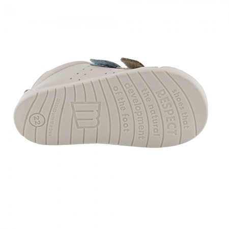 Zapatillas Mustang Free Beige-Celeste