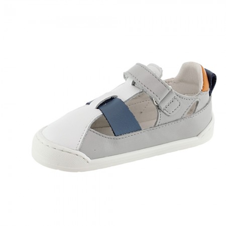 Sandalias respetuosas Mustang Free Blanco-Gris