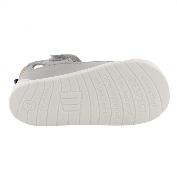 Sandalias respetuosas Mustang Free Blanco-Gris