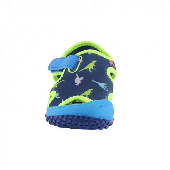 Sandalias de agua Bubble Kids Dinos Azul-Verde