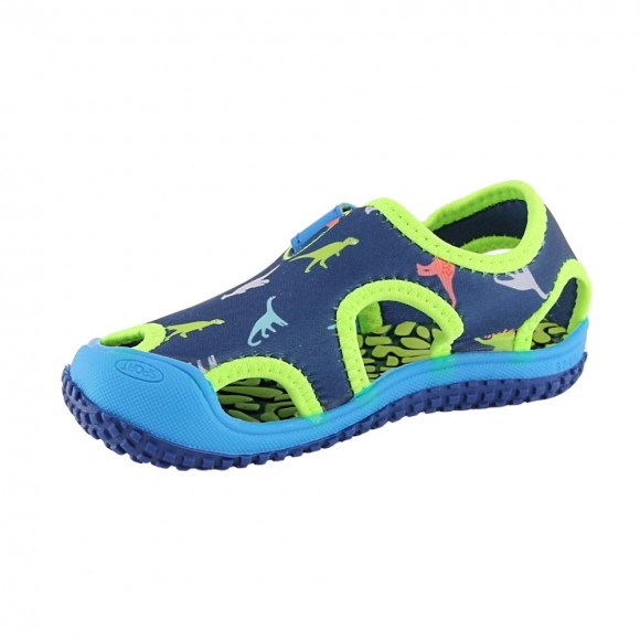 Sandalias de agua Bubble Kids Dinos Azul-Verde