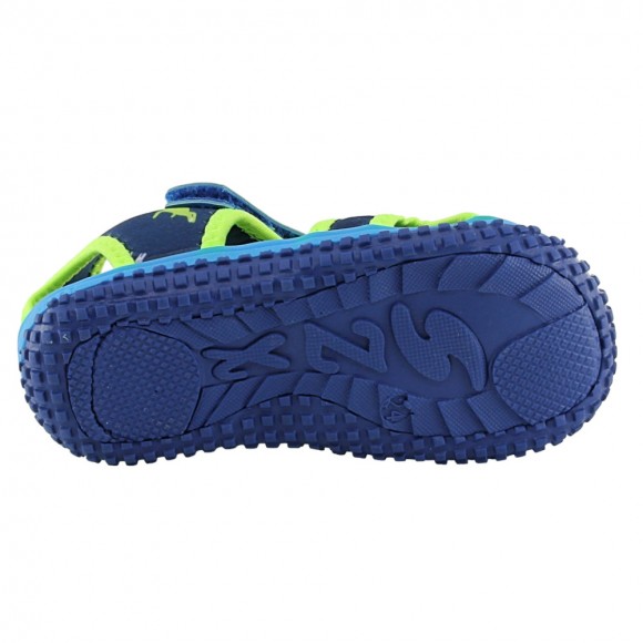 Sandalias de agua Bubble Kids Dinos Azul-Verde