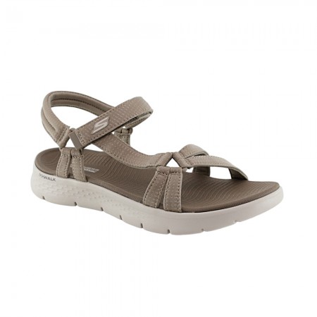 Sandalias Skechers Arc Fit Footsteps Beige