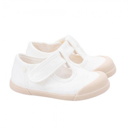 Zapatillas de lona barefoot Igor Pepito Blanco