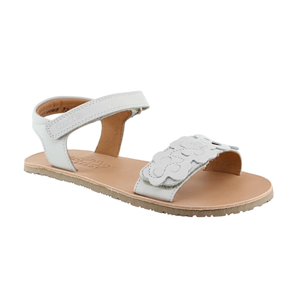 Sandalias barefoot Froddo Flexy Flowers Blanco