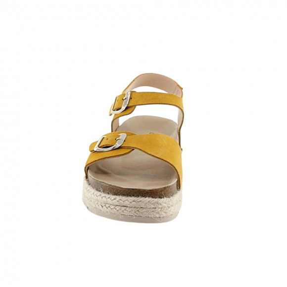 Sandalias Coquette plataforma 15183 Mostaza