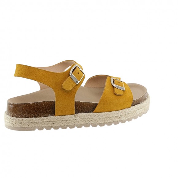 Sandalias Coquette plataforma 15183 Mostaza