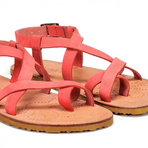 Sandalias barefoot Waals Natur Coral