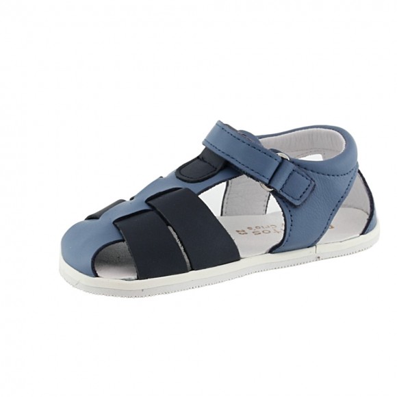 Sandalias respetuosas Blanditos Algodón Azul-Jeans