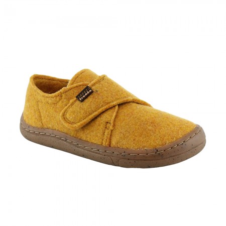 Zapatillas de casa barefoot Froddo Wooly Amarillo