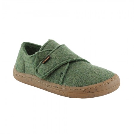 Zapatillas de casa barefoot Froddo Wooly Verde