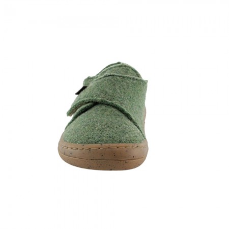 Zapatillas de casa barefoot Froddo Wooly Verde