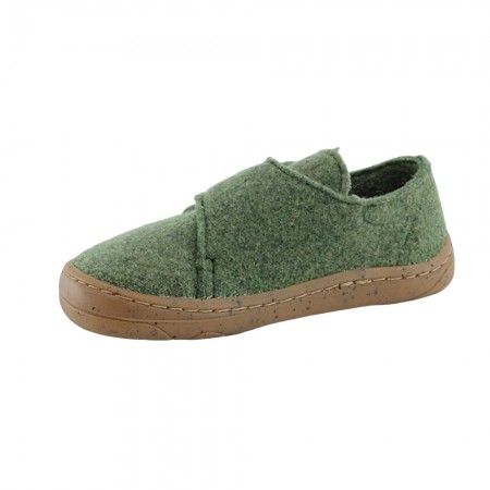 Zapatillas de casa barefoot Froddo Wooly Verde