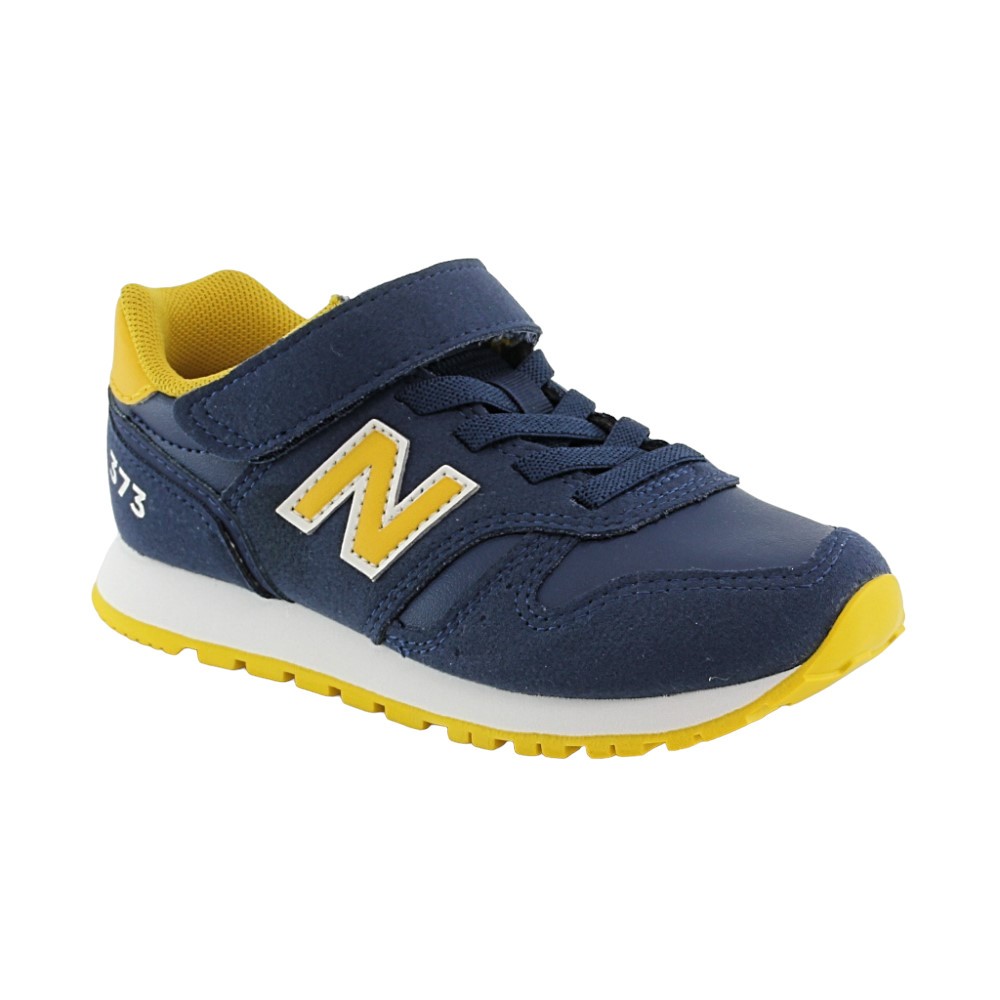 Zapatillas New Balance 373 Azul-Amarillo 2v