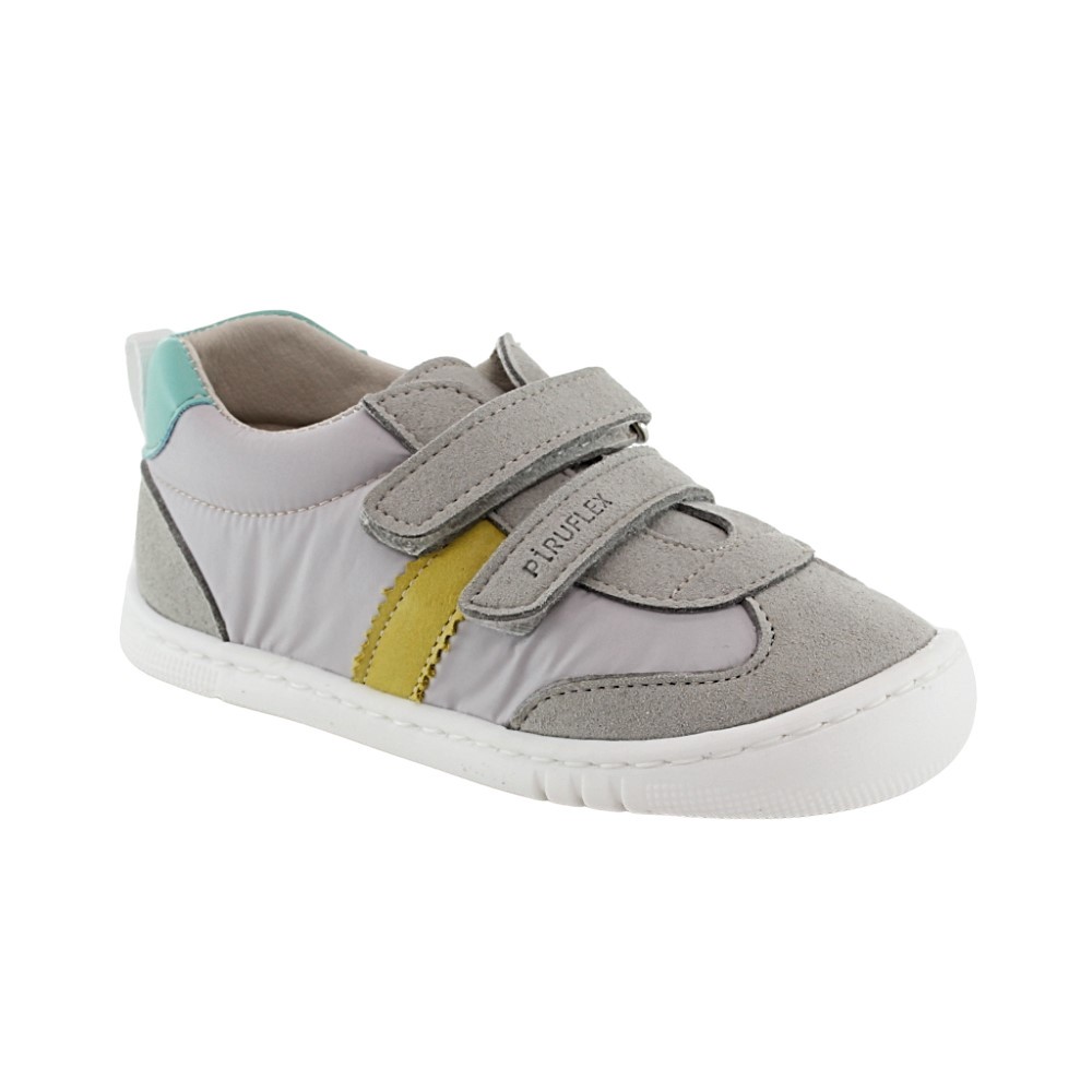 Zapatos barefoot Piruflex PF174-6 Gris claro Amarillo