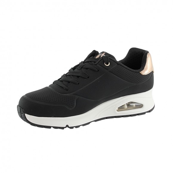 Zapatillas Skechers Uno Gen1 Shimmer Negro-Bronce