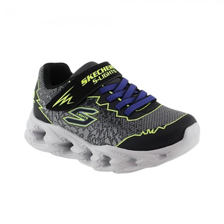 Zapatillas con luces Skechers Vortex Zorento Negro-Amarillo