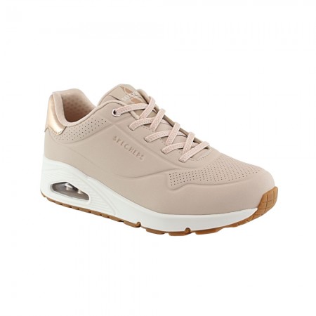 Zapatillas Skechers Uno Shimmer Away Beige