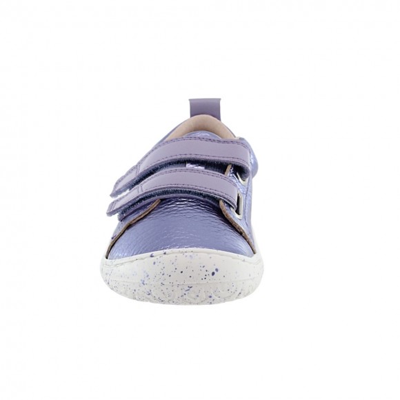 Zapatos barefoot Poppis veganos Lila Metalizado