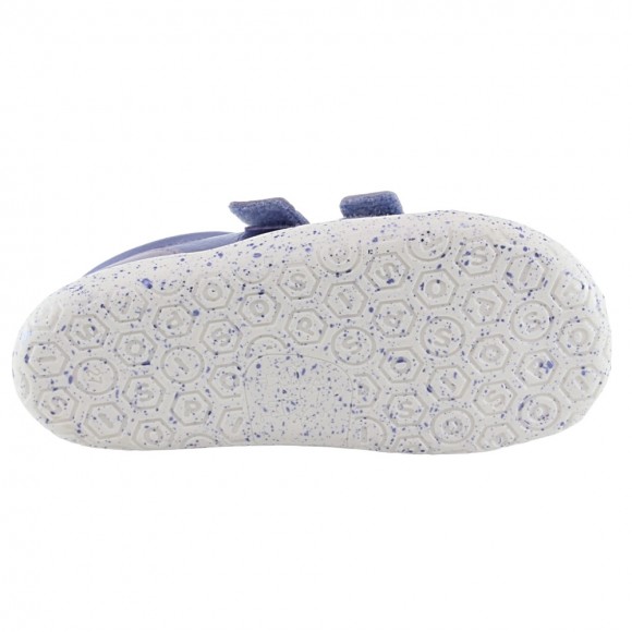 Zapatos barefoot Poppis veganos Lila Metalizado