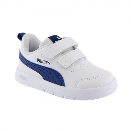Zapatillas Puma Courtflex Inf Blanco-Azul
