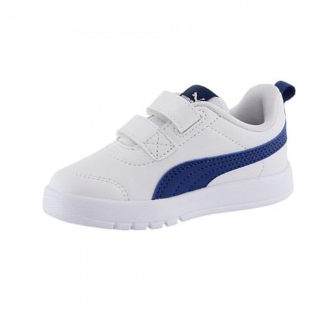 Zapatillas Puma Courtflex Inf Blanco-Azul